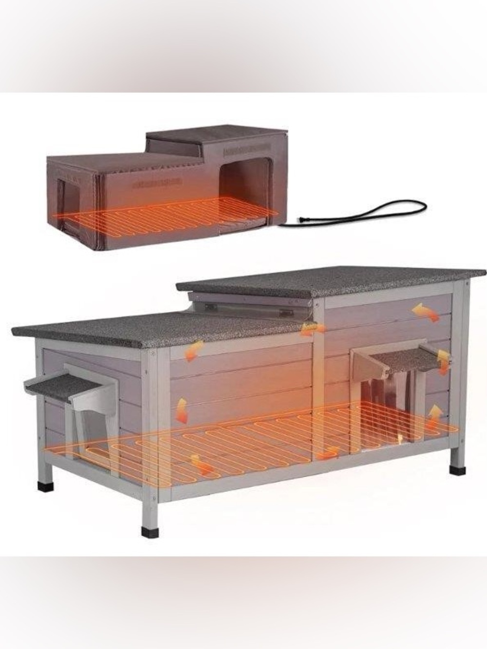New -Heated Insulated Cat House